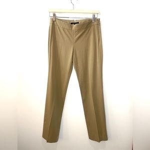 Theory Bootcut Tan Dress Pants - Mid-rise with Side Zipper - Size 2
